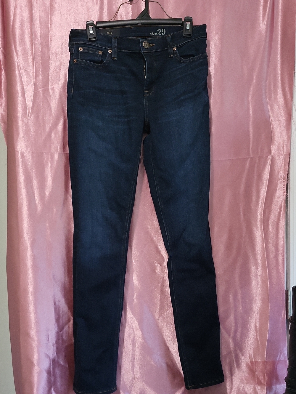 Womens J.Crew Reid  Dark Wash  Skinny/ Slim  Fit Jeans 29